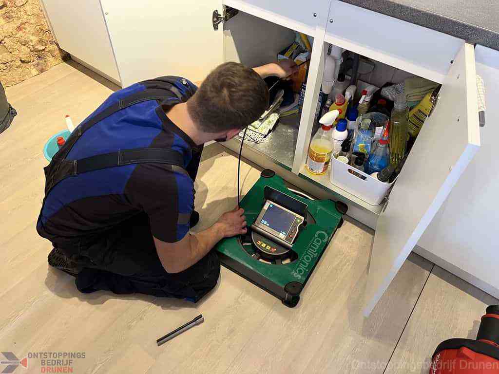 Riool Verstopping Drunen Camerainspectie Riool Verstopping Drunen Camerainspectie